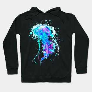 Big Blue Jellyfish Hoodie